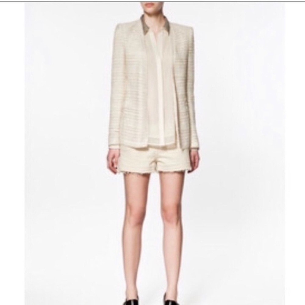 Zara tweed BLAZER NWT